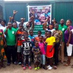 Homeless children in IKOM, Nigeria fleeing the armed conflict in the Cameroons.