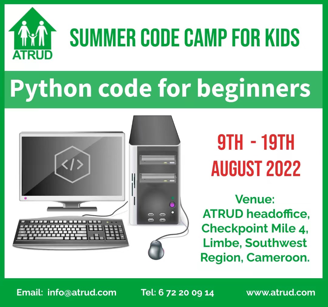 Summer Code Camp for Kids Association for Training and Rural